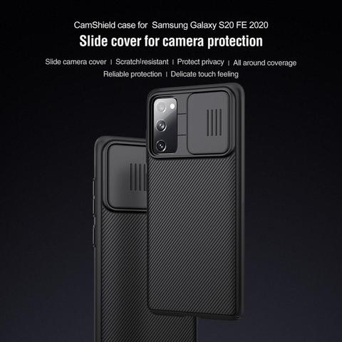 For Samsung Galaxy S20 FE 5G 2022 Case NILLKIN CamShield Case Slide Camera Cover anti-skidding dust-proof Anti-Fingerprints ► Photo 1/6