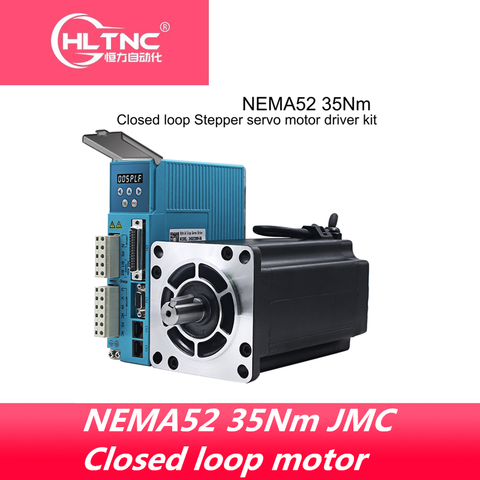 3 phase NEMA52 35Nm 4956ozf.in Closed loop Stepper servo motor driver kit JMC 130J12225EC-2500+3HSS2208H ► Photo 1/1