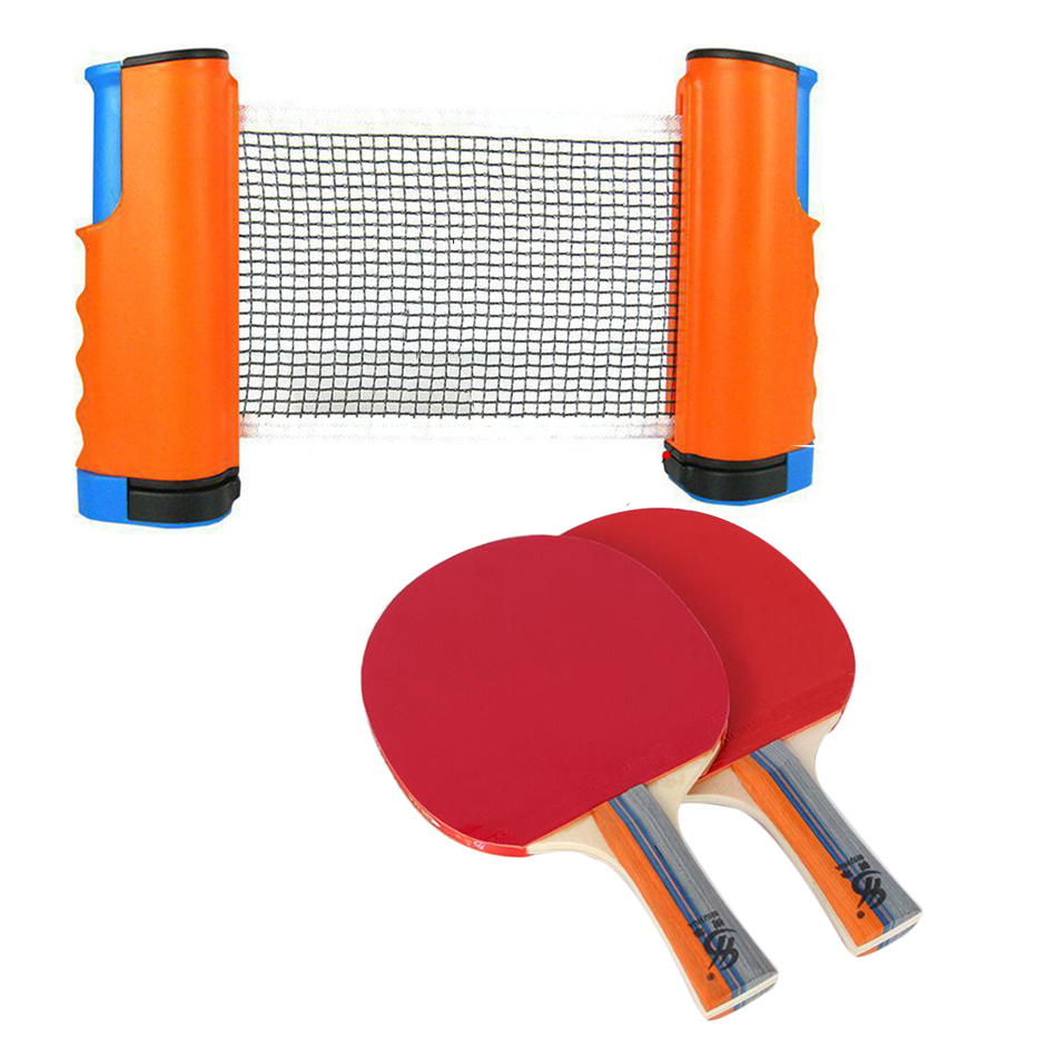 Portable Retractable Table Tennis Net Ping Pong Replacement Net Rack 