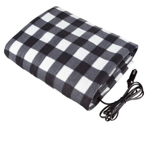 150 * 110cm new 12V car electric blanket grid energy-saving warm autumn and winter car electric blanket car ► Photo 1/3