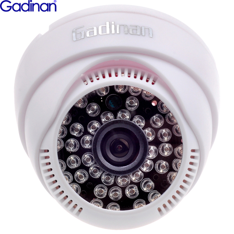 GADINAN Color HD CMOS 800TVL/1000TVL 3.6mm Lens IR Cut 48pcs IR Night Vision Indoor Dome Security CCTV Camera ► Photo 1/6