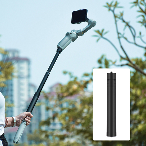 Telescopic Extension Rod Pole Selfie Stick for DJI OSMO Mobile 2 3 OM 4 FeiYu Zhiyun Smooth Moza Mini isteady Gimbal Accessories ► Photo 1/6