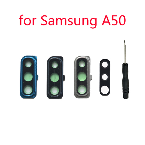 For Samsung Galaxy A50 A505 A505F A505FN A505FM A505GN Phone Housing Frame New Back Camera Safety Glass Lens Cover + Tools ► Photo 1/1