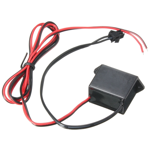 2x Mini Flexible Neon EL Wire Power Driver Controller DC12V for 1-10M LED EL Wire Light Inverter Supply Adapter Neon Wire Driver ► Photo 1/4