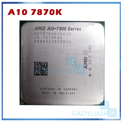 AMD A10-Series A10 7870 A10-7870K A10 7870K 3.9 GHz Quad-Core CPU Processor AD787KXDI44JC Socket FM2+ ► Photo 1/2