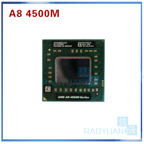 AMD  A8-Series A8 4500M AM4500DEC44HJ laptop CPU 1.9G Socket FS1 Quad Core A8-4500M sell A8 3520M ► Photo 1/1