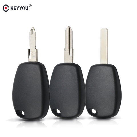 KEYYOU For Renault Logan No Button Remote Key Shell Case Fob Auto Key Case NE73 VA6 VAC102 Blade ► Photo 1/5