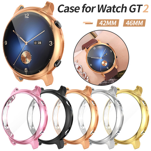 For Huawei Watch GT 2 42mm 46mm 2e Case TPU Screen Protector Cover for GT2 Watch Scratch-resistant Shell Bumper Accessories ► Photo 1/6