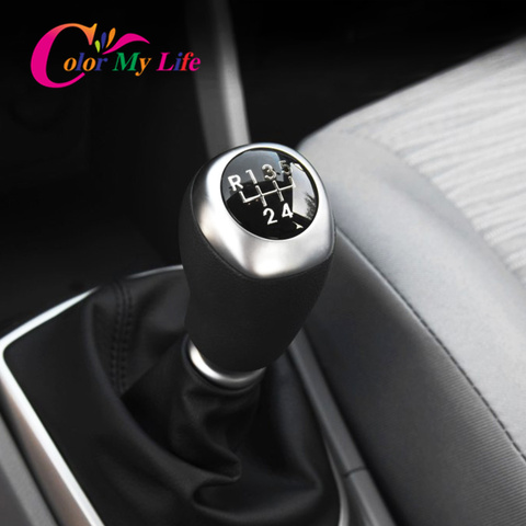 Color My Life 5 6 Speed Manual Stick Gear Head Shift Knob Lever Shifter for Hyundai Elantra GT Accent Solaris Avante MD I30 MT ► Photo 1/6