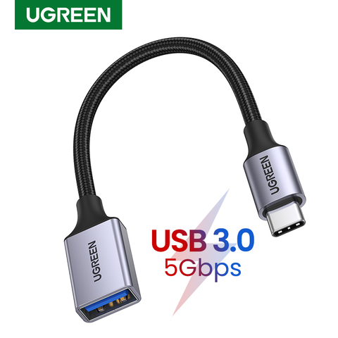 UGREEN USB C to USB 3.0 Adapter Type C OTG Cable Thunderbolt 3 to USB Female Adapter OTG Cable for MacBook Pro Xiaomi Mi 9 USB-C ► Photo 1/6