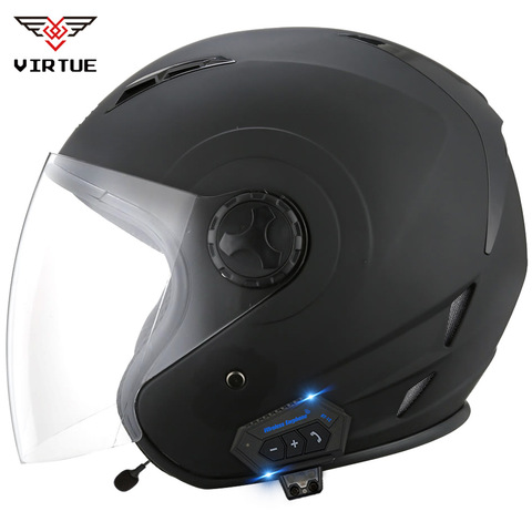 Bluetooth Motorcycle Helmet headset Biker Moto Helmet earphone wireless speaker Motorbike Crash Helmet Casco with bluetooth ► Photo 1/5