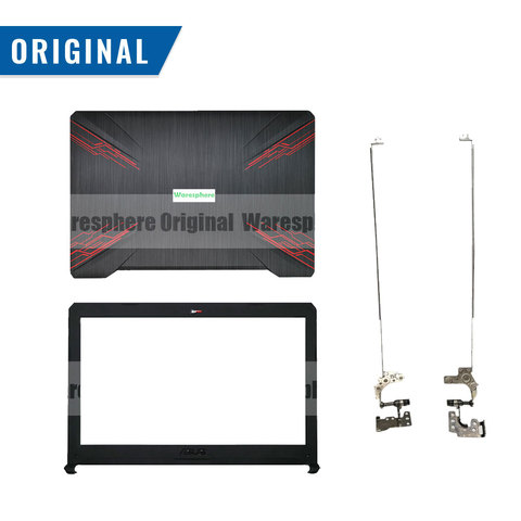New Original LCD Rear Lid Back Cover Front Bezel Hinges For ASUS FX80 FX80G FX80GD FX504 FX504G FX504GD FX504GE ► Photo 1/5