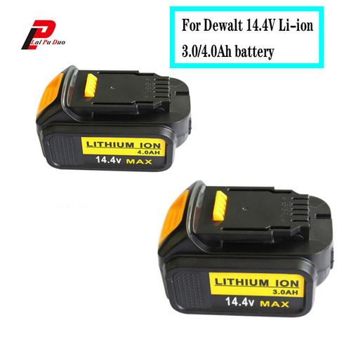 14.4V 4.0Ah Li-Ion Power Tool Replacement Battery for Dewalt :DCB140 DCB141-XJ DCB145 ► Photo 1/4