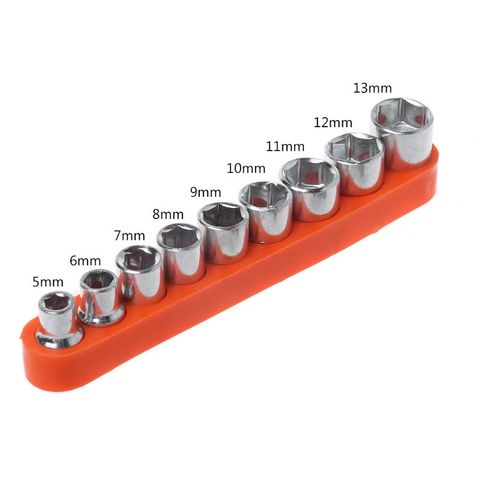 9Pcs/Set Wrench Hexagon Head Repair Hand Tool 5-13mm Socket Adapter Set Home Auto Car Bicycle Repairing ► Photo 1/6