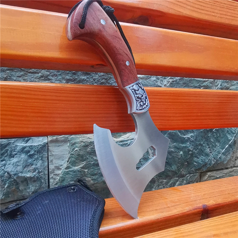 Multifunctional Chopping Axe, Outdoor Camping Life-saving Battle Axe, Cleaver, Fire Fighting Tool, Sledge Axe ► Photo 1/6