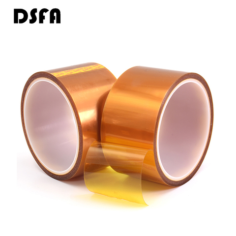 20/25/30/40/50/100mm Double-sided Kapton Tape Polyimide High Temperature Heat Adhesive Insulating Adhesive Tape 0.1mm Thickness ► Photo 1/6