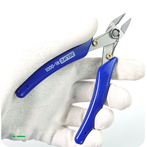 Blue Wire Nipper Hand Tool  Practical Mini Electronic Pliers Diagonal Side Cutting Pliers Cable Wire Cutter Repair Pry Open Tool ► Photo 1/6