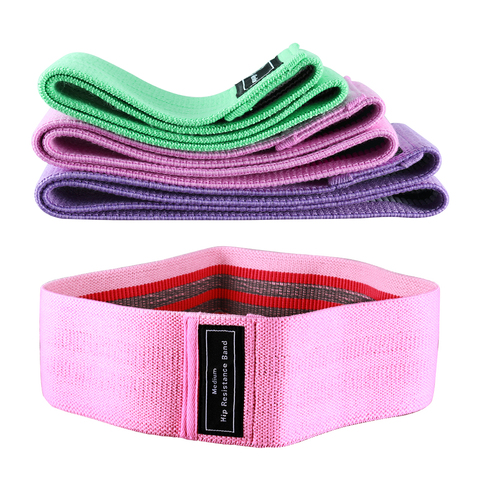 1PCS Unisex Fitness Elastic Band for Sports Legs Thigh Glutes Butt Squat 3 Levels Resistance Gym Bands For Wide Workout Exercise ► Photo 1/6