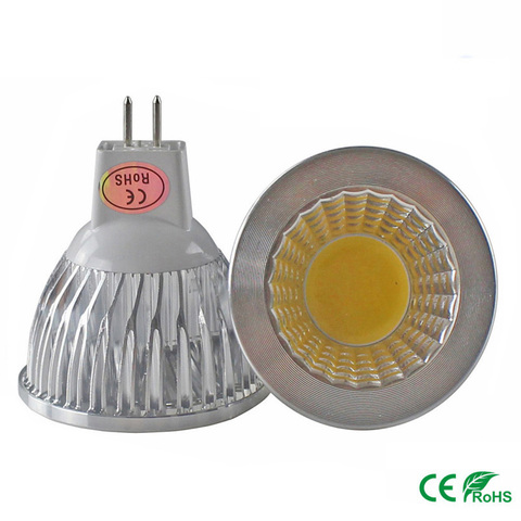 Bombillas 9W 12W 15W LED COB Spotlight Dimmable MR16 COB 12V LED Spot Down Light Lamp Bulbs Lampada Ampoule Candle Luz ► Photo 1/6