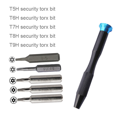 5 in 1 Screwdriver TR5 T5H TR6 T6 T6H TR8 T8 T8H TR9 T9 T9H security driver tool teardown for Laptop mac mini SSD HDD Hard Disk ► Photo 1/3