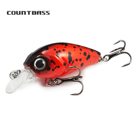 1pc, Crank Bait Plastic Hard Lures 36mm, Fishing Baits, Crankbait,  Wobblers, Freshwater Fish Lure ► Photo 1/6