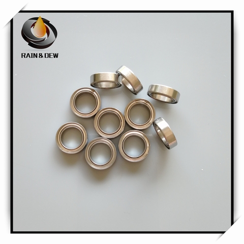 10Pcs S6700ZZ  Stainless Steel Bearing  10x15x4 mm 6700ZZ Bearing ABEC-7 Thin Section 6700 Z ZZ Ball Bearings ► Photo 1/5