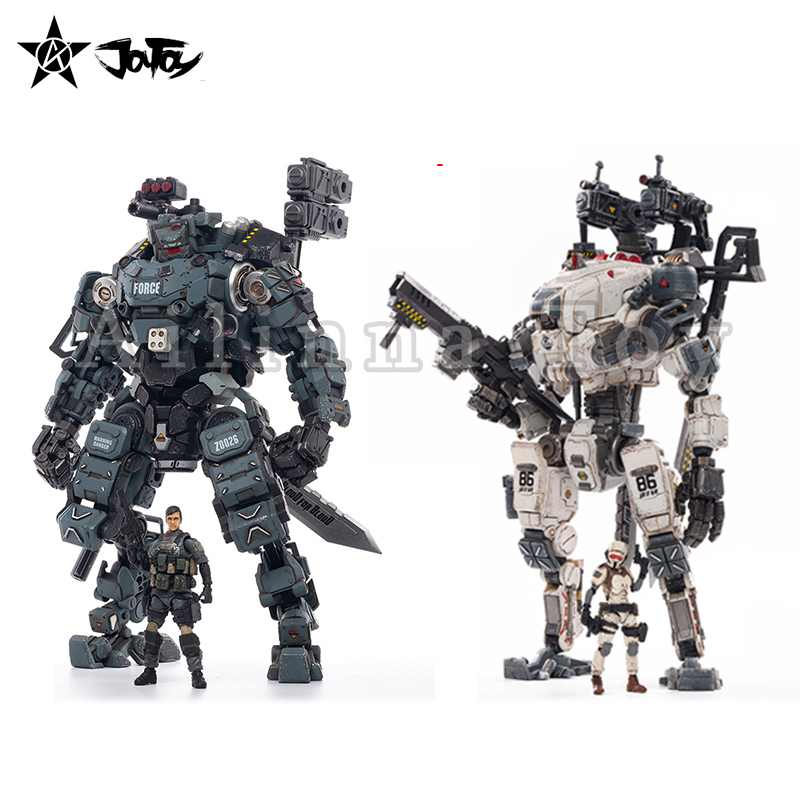 JOYTOY 1/25 Action Figure Mecha Steel Bone Armor Grey H03 H05 God Of War 86 Anime Collection Robot Model For Gift Free Shipping ► Photo 1/6