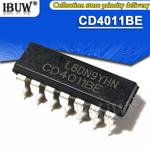 10PCS CD4011BE DIP14 CD4011 DIP-14 CD4011BD DIP ► Photo 1/1