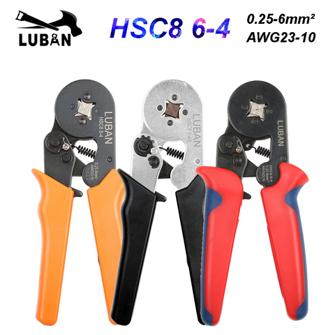 Tubular Terminal Crimping Tools HSC8 6-4A Pliers For 0.25-6mm2 23-10AWG Terminals High quality multitools hands pliers ► Photo 1/4