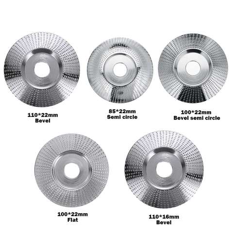 High Quanlity Wood Grinding Wheel Rotary Disc Sanding Wood Carving Tool Abrasive Disc Tools For Angle Grinder 16mm 22mm Bore ► Photo 1/6