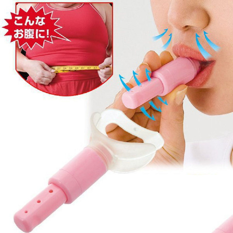2pc Just 5 Minutes Fat Burner Abdominal Breathing Trainer Slimming Body Waist Increase Lung Capacity Face Lift Tools Weight Loss ► Photo 1/6