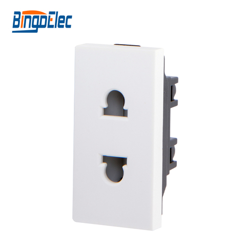 Bingoelec EU/UK Standard, Three color 1/2 2 Pin Socket Function Part,No Frame ► Photo 1/5