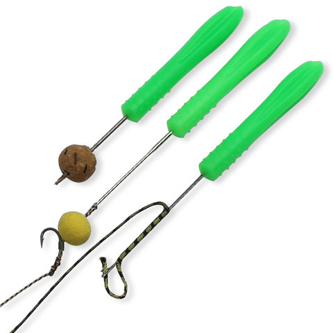 3pcs Carp Fishing Bait Accessories Kit Boilie Drill Carp Bait Needle Safety Barded For Carp Fishing Hair Rig Making Carp Tools ► Photo 1/6