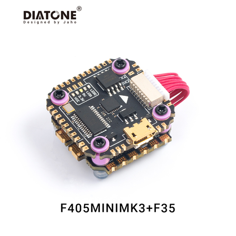 Diatone MAMBA Stack F405US MK3 Mini Betaflight Flight Controller F35 35A 4-6S DSHOT600 FPV Racing Brushless ESC 20mm ► Photo 1/6