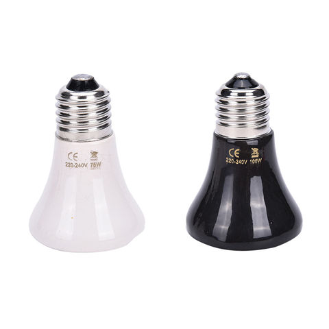 25/50/75/100W Pet Reptile Breeding Ceramic Emitter Heated Heater Light Lamp Bulb 220V ► Photo 1/1