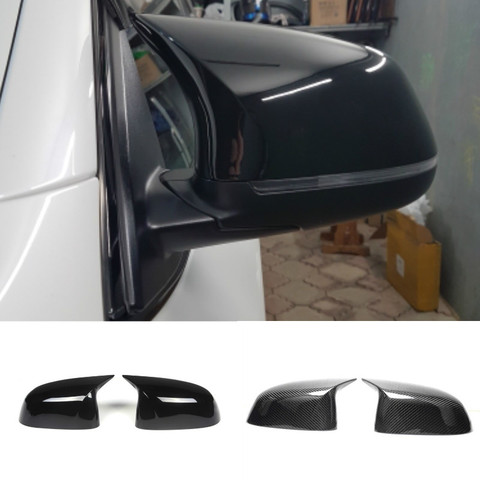 2014-2022 1 Pair Replacement Carbon Mirror Cover For Bmw X5 G05 X6 G06 X3 G01 X4 G02 ABS Mirror Cover X5 F15 X6 F16 X3 F25 F26 ► Photo 1/6