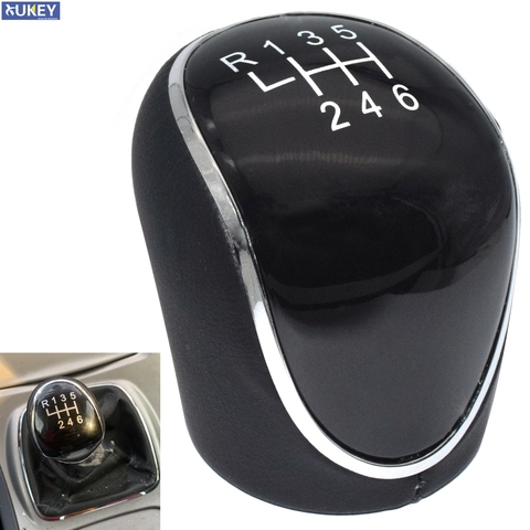 6 Speed Manual Gear Shift Knob Stick Lever For Ford Mondeo Mk3 Mk4 IV 4 Focus Mk2 Mk3 III S-Max C-Max Kuga Galaxy Mk2 Mk3 ► Photo 1/6