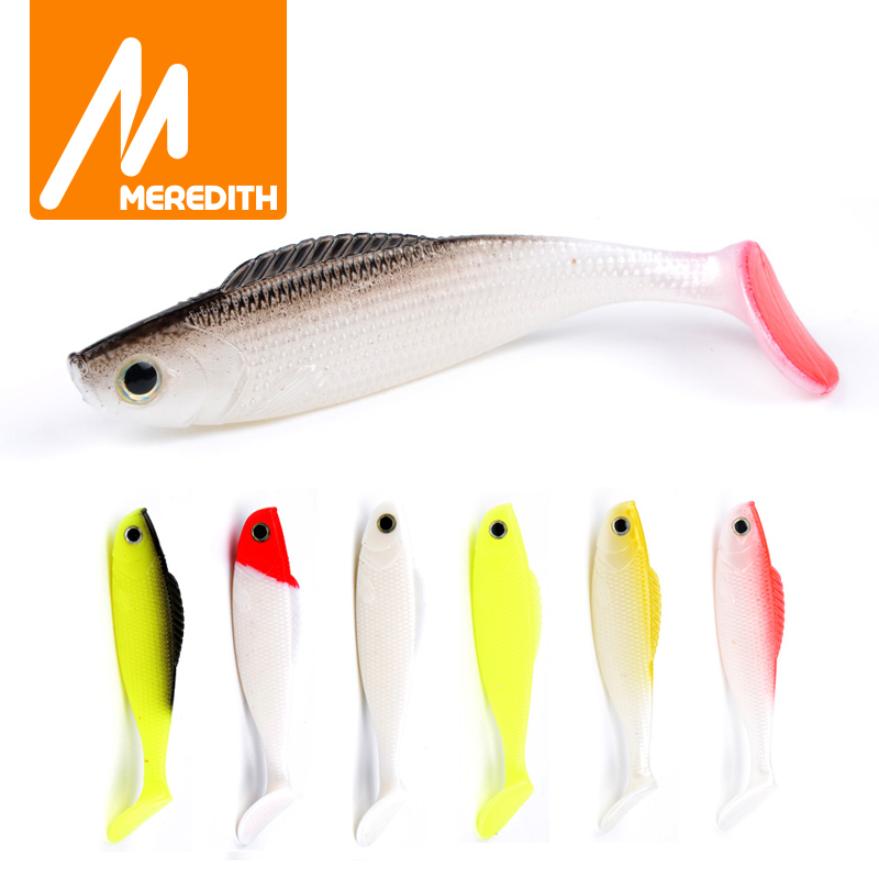 MEREDITH Trout 10pcs/lot Fishing Baits 10 Colors Fishing Soft