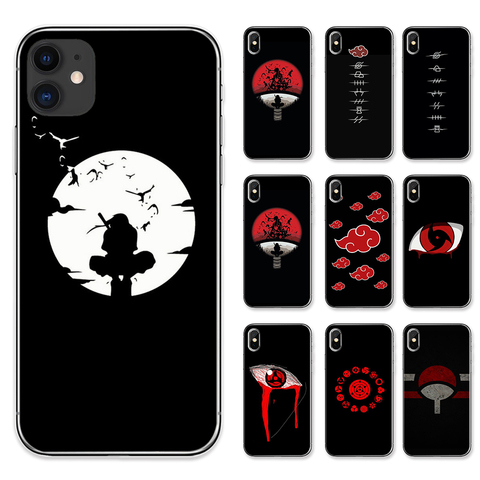 Buy Online Japanese Anime Naruto Itachi Black Phone Case For Iphone 11 Pro Max 8 Plus 7 Plus 6s 5s Se X Xs Max Xr Coque Soft Tpu Covers Alitools