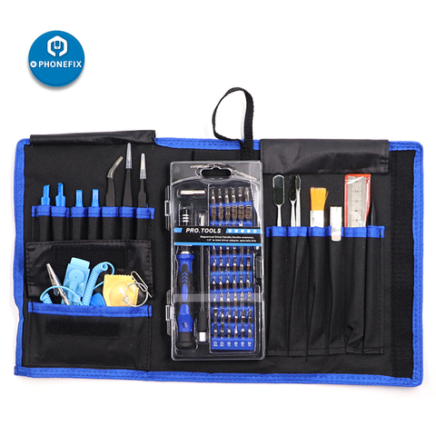 80 in 1 Precision Screwdriver Set Magnetic Phone Repair Tool Kit with Portable Bag for iPhone Computer Precision Repair Tool Set ► Photo 1/6