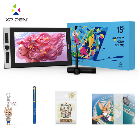 XP-Pen Innovator 16 Anniversary Edition Graphic Tablet Drawing Monitor Display Animation Digital Windows Mac 8192 Level ► Photo 1/6