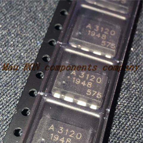 10PCS/LOT  HCPL3120 HCPL-3120 SOP8 SOP-8 A3120 SMD New original  In Stock ► Photo 1/1