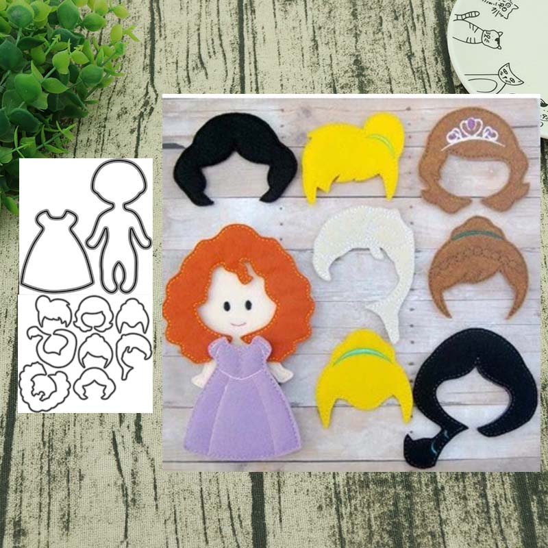 Girl Bag  DIY Cutting Dies Metal Stencil Scrapbooking Paper Card Embossing Craft 