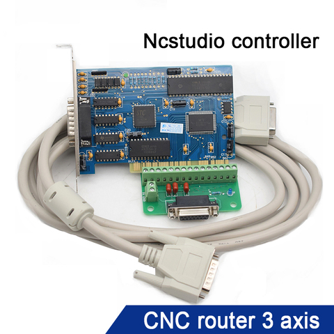 3 Axis NC Studio PCI Motion Ncstudio Control Card Interface Adapter Breakout Board for CNC Router Engraving Milling Machine ► Photo 1/6