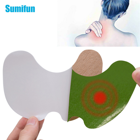 Sumifun 12Pcs Green Knee/Cervical Plaster Wormwood Extract Knee Joint Ache Sticker Rheumatoid Arthritis Chinese Medical Patch ► Photo 1/6