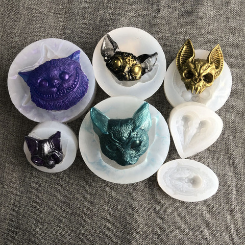 Cat Silicone Mold Necklace Pendant Resin Jewelry Making Mould DIY Hand Craft Resin Molds for Jewelry ► Photo 1/6