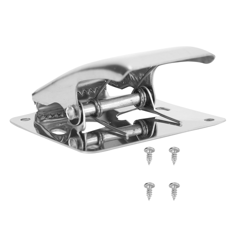 Stainless Steel Fish Fillet Clamp Deep-jaw Fish Tail Clip with Mounting Screws for Fishing Board Pesca Fish Cleaning Tools ► Photo 1/1