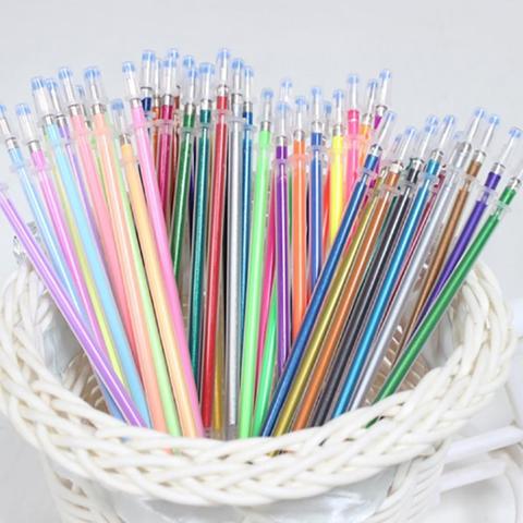 48Pcs Colors 0.8mm Gel Pen Refill Office Signature Rods Colorful Ink Refill Office School Stationery Writing Supplies 2022 New ► Photo 1/6