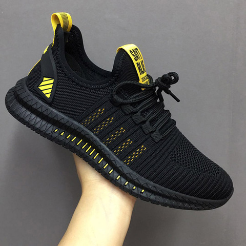 Sport Running Men Shoes Air Mesh Breathable Men Sneakers New Cushioning Casual Balck Shoes Lightweight Zapatillas De Deporte ► Photo 1/6