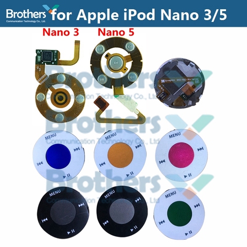 for Apple iPod Nano 5 Click Wheel Flex Cable Nano 3 Headphone Jack Flex Cable For iPod Nano 5 Central Button Flex Cable Test Top ► Photo 1/6